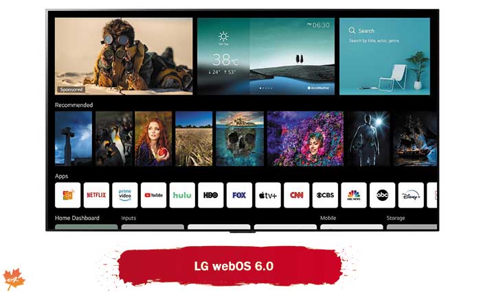 سیستم عامل LG webOS 6.0
